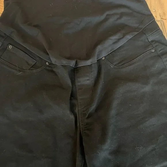 ⭐️3/$40⭐️ NWOT - MATERNITY PANTS LEVI STRAUSS SIGNATURE PanelSkinny Cotton Slack - Picture 2 of 7